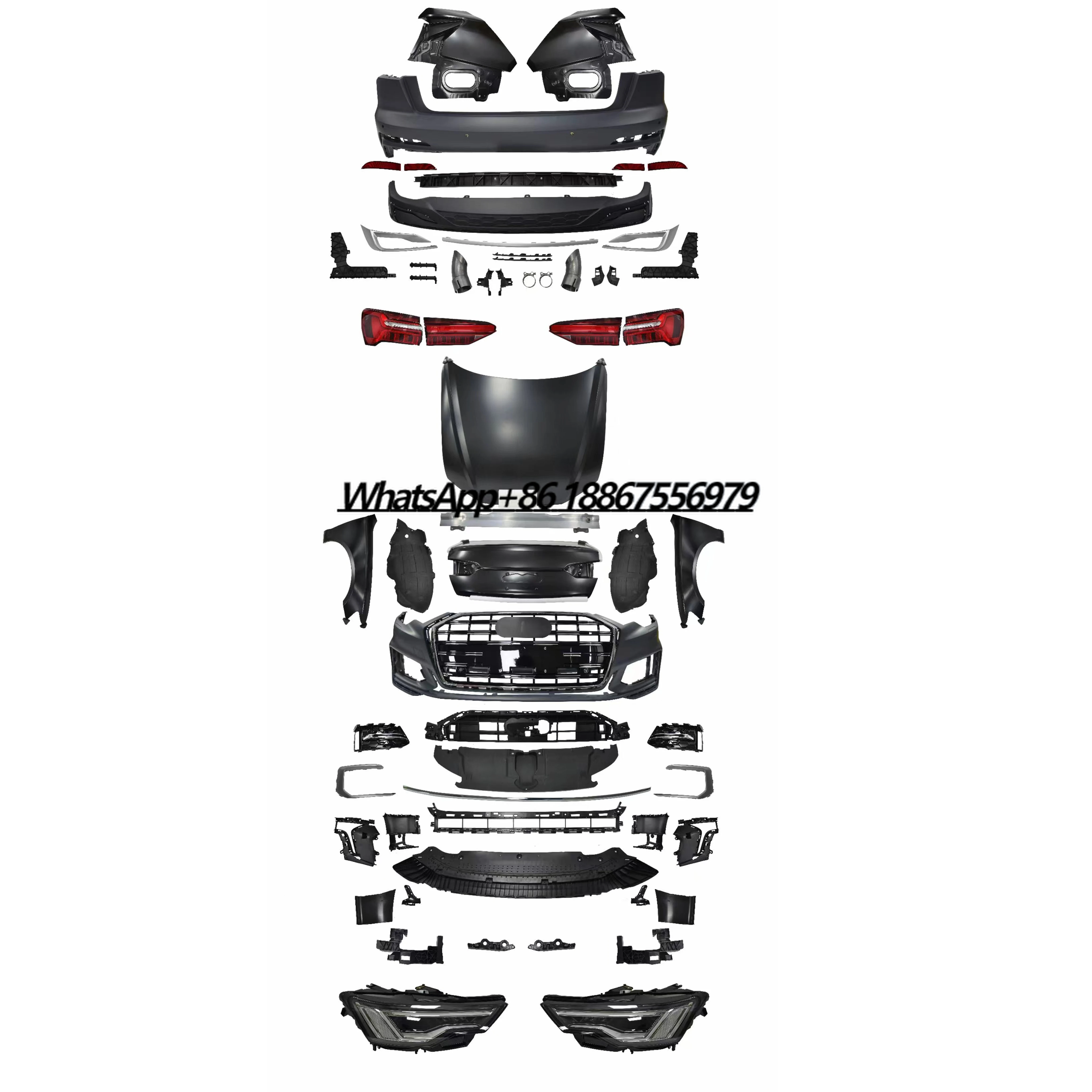 New Products Old Upgrade to New Fashion Style Body Kits for Audi A6 C7 to RS6 C8PA Fit for Car 2012-2018 
New Products Old Upgrade to New Fashion Style Body Kits for Audi A6 C7 to RS6 C8PA Fit for Car 2012-2018