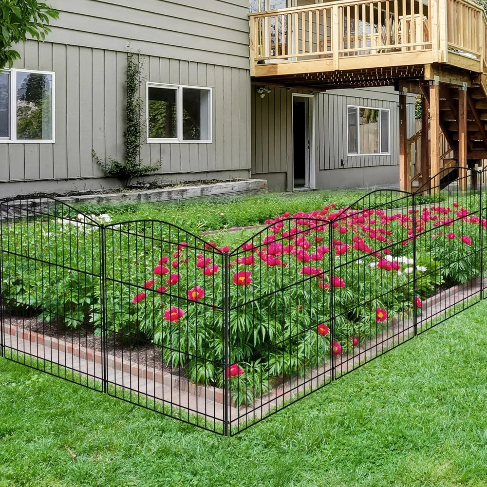 Garden Fence 12 Panels 23.6ft (L)×24in (H) Decorative Garden Fences with 12 Panels Rustproof Wire No Dig Animal Barrier Fencing
Garden Fence 12 Panels 23.6ft (L)×24in (H) Decorative Garden Fences with 12 Panels Rustproof Wire No Dig Animal Barrier Fencing