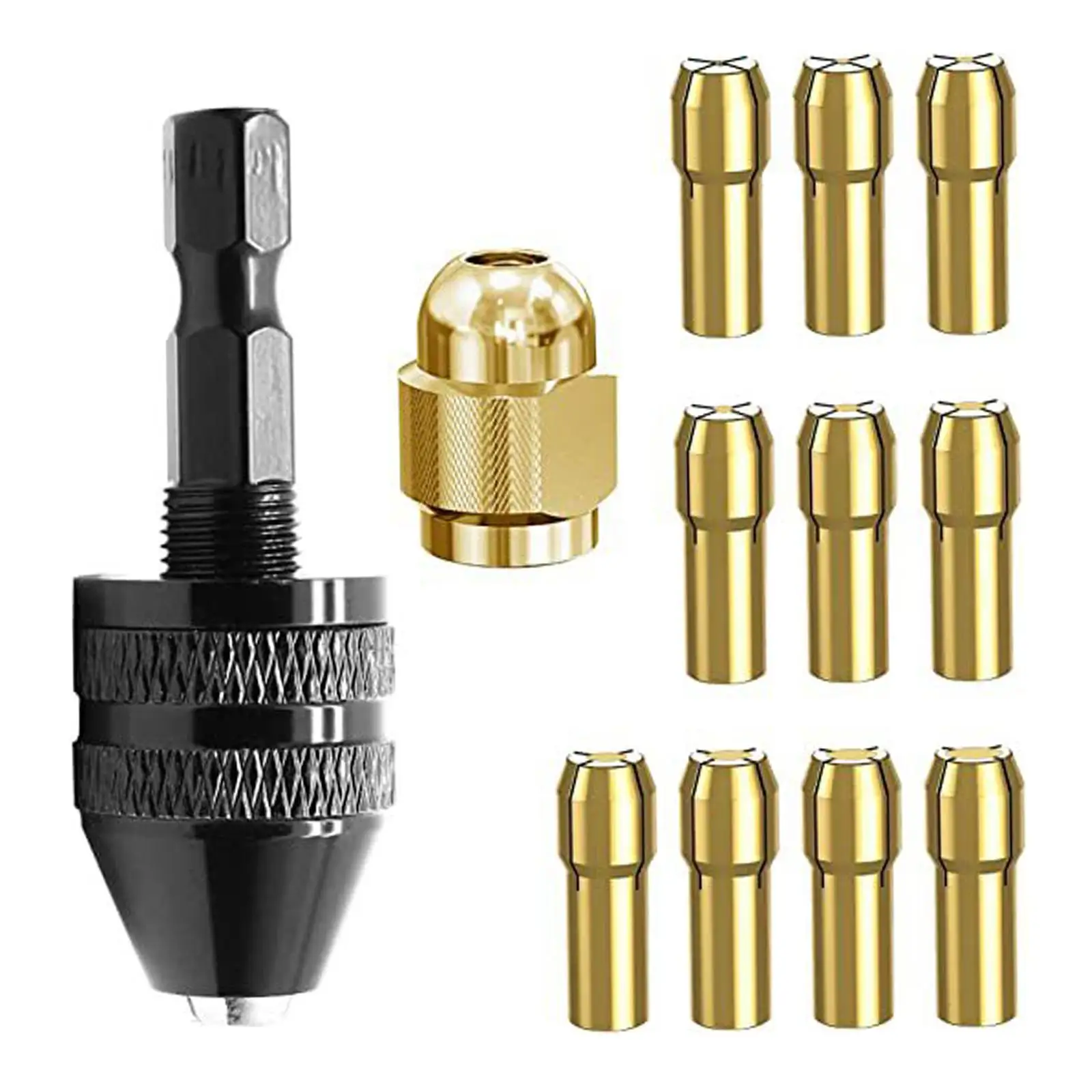 12-Piece Drill Bit Adapter Kit for Rotary Tools - Enhance Your Polishing and Engraving Experience
12-Piece Drill Bit Adapter Kit for Rotary Tools - Enhance Your Polishing and Engraving Experience