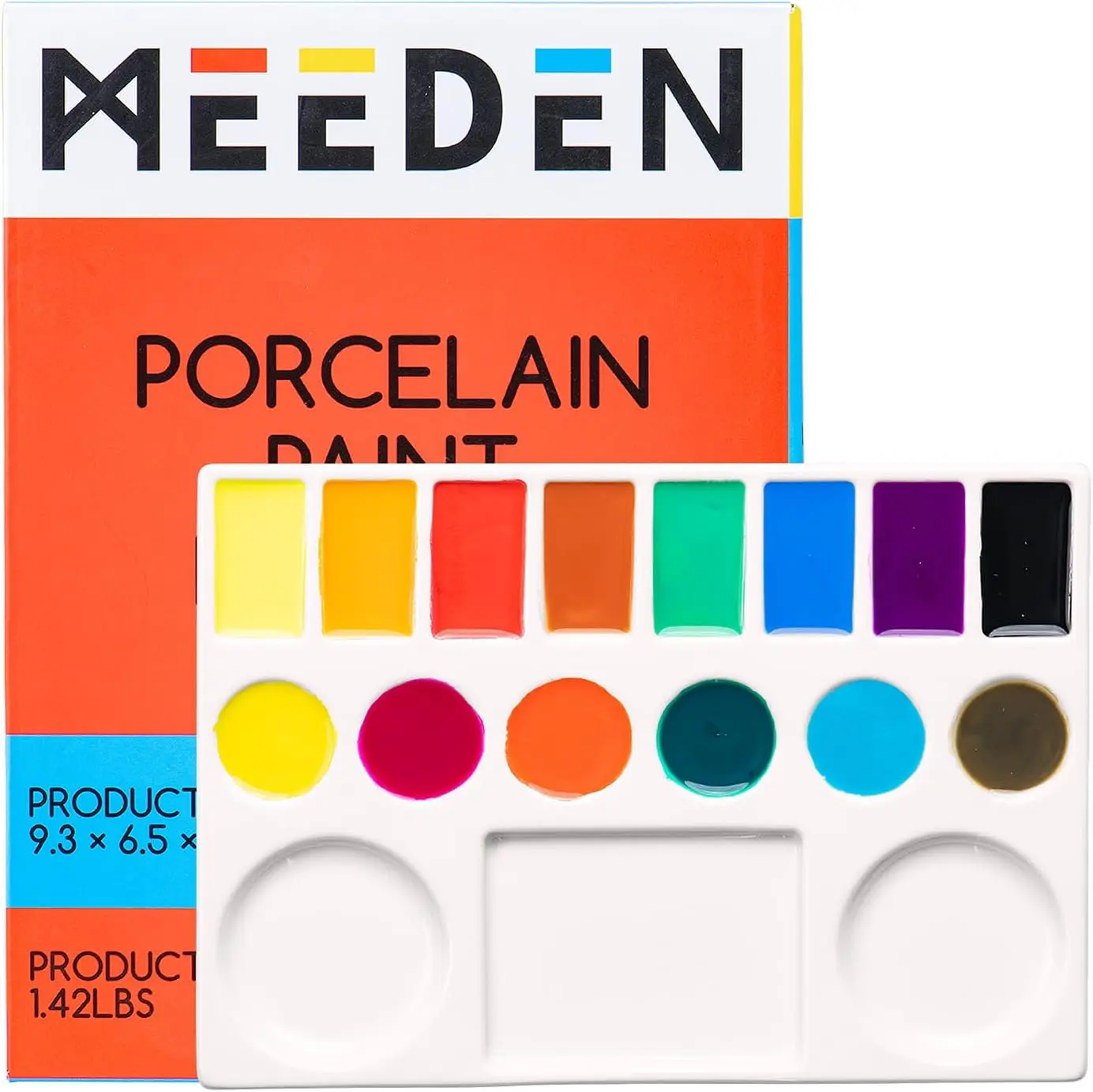 Ceramic Watercolor Palette, 17-Well White Porcelain Mixing Tray for Artist Painting, Rectangle Tray for Watercolor Gouache
Ceramic Watercolor Palette, 17-Well White Porcelain Mixing Tray for Artist Painting, Rectangle Tray for Watercolor Gouache