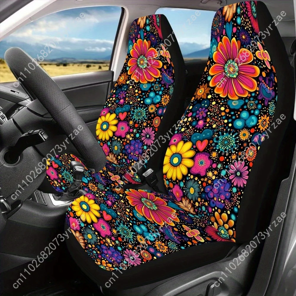 Vibrant Floral Car Seat Covers Universal Environmentally Friendly Interior Decorations Comfortable Breathable Car Seat Covers
Vibrant Floral Car Seat Covers Universal Environmentally Friendly Interior Decorations Comfortable Breathable Car Seat Covers