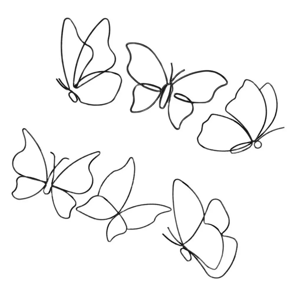 6pcs Iron Wall Decor Metal Butterfly Hanging Home Office Realistic 3D Longtime Reusable Not Break Beautiful Decorations
6pcs Iron Wall Decor Metal Butterfly Hanging Home Office Realistic 3D Longtime Reusable Not Break Beautiful Decorations