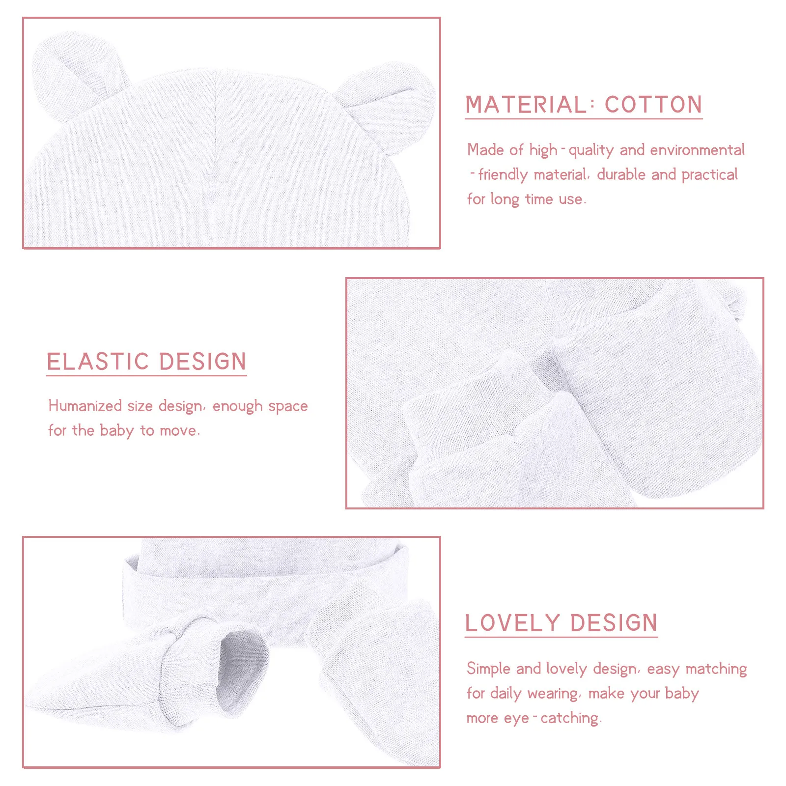 1Set Baby Hat Set Anti-Scratch Gloves Cotton Hand Cover Newborn Protection Kit Warm Winter Baby Accessories for 0-6 Months
1Set Baby Hat Set Anti-Scratch Gloves Cotton Hand Cover Newborn Protection Kit Warm Winter Baby Accessories for 0-6 Months