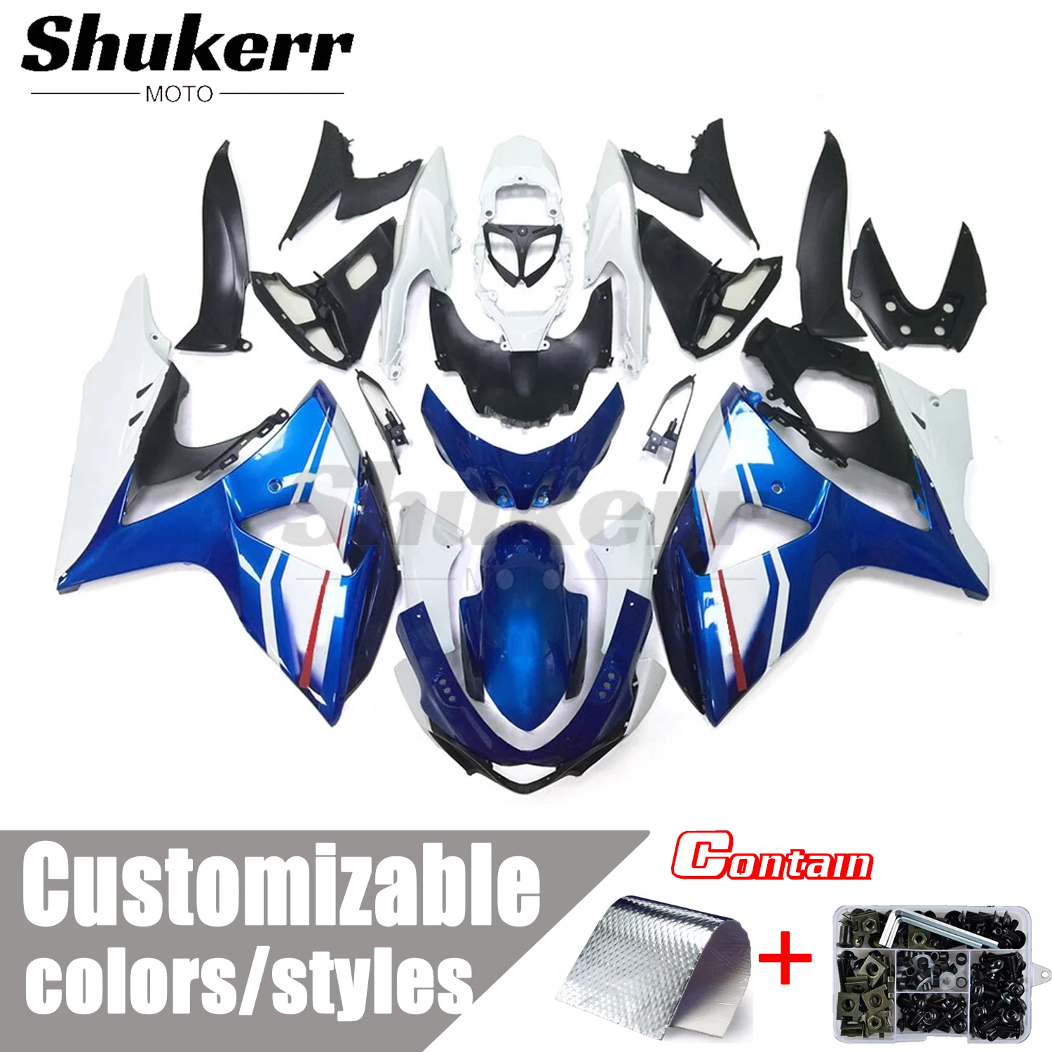 Shukerr Moto New Abs Plastics Motorcycle Fairing Kit Fit for Suzuki Gsxr1000 2009-2016 K9 Gsx-R1000 Injection Mold Bodywork Kit
Shukerr Moto New Abs Plastics Motorcycle Fairing Kit Fit for Suzuki Gsxr1000 2009-2016 K9 Gsx-R1000 Injection Mold Bodywork Kit