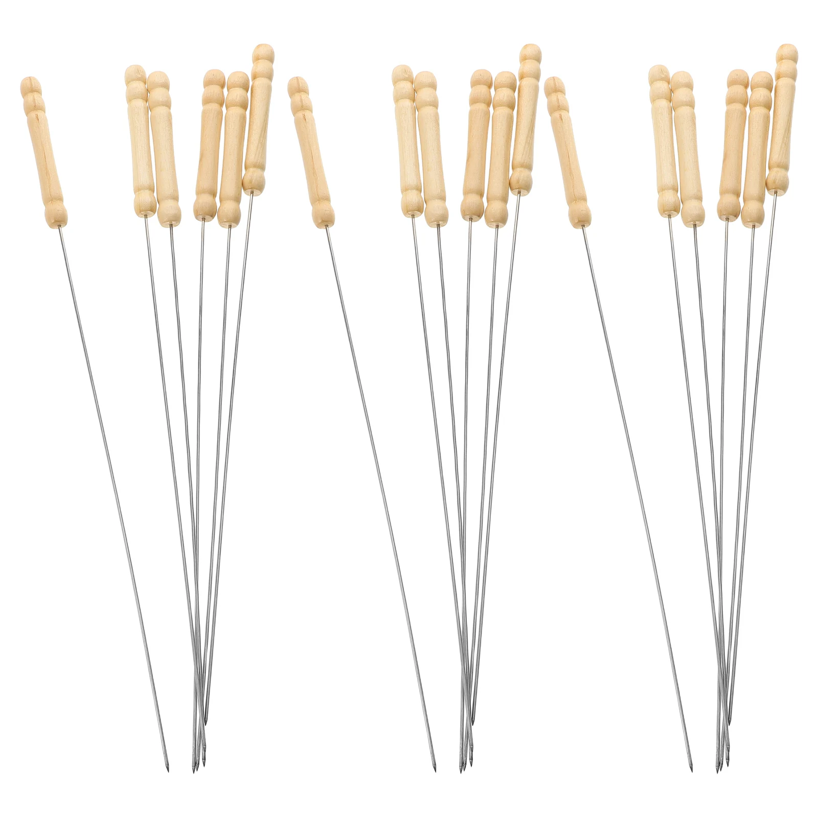 50pcs BBQ Sticks Stainless Steel Grill Skewers Wooden Handle Kebab Cooking Tools Metal Dedicated Barbecue Accessories
50pcs BBQ Sticks Stainless Steel Grill Skewers Wooden Handle Kebab Cooking Tools Metal Dedicated Barbecue Accessories