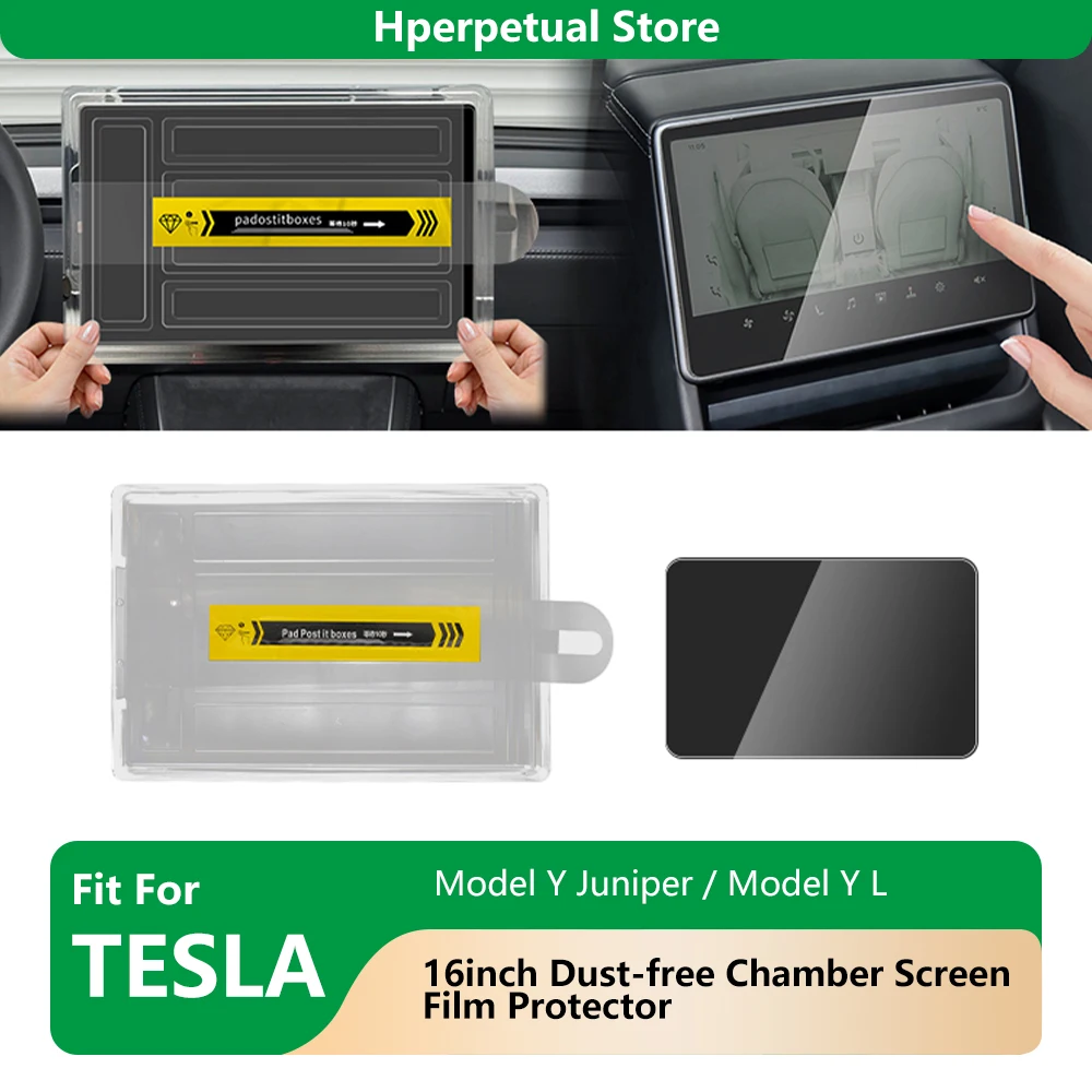 For Tesla New Model Y Juniper Model Y L 2026 2025 16inch Dust-free Chamber Tempered Glass Screen Protector Center Control Film
For Tesla New Model Y Juniper Model Y L 2026 2025 16inch Dust-free Chamber Tempered Glass Screen Protector Center Control Film