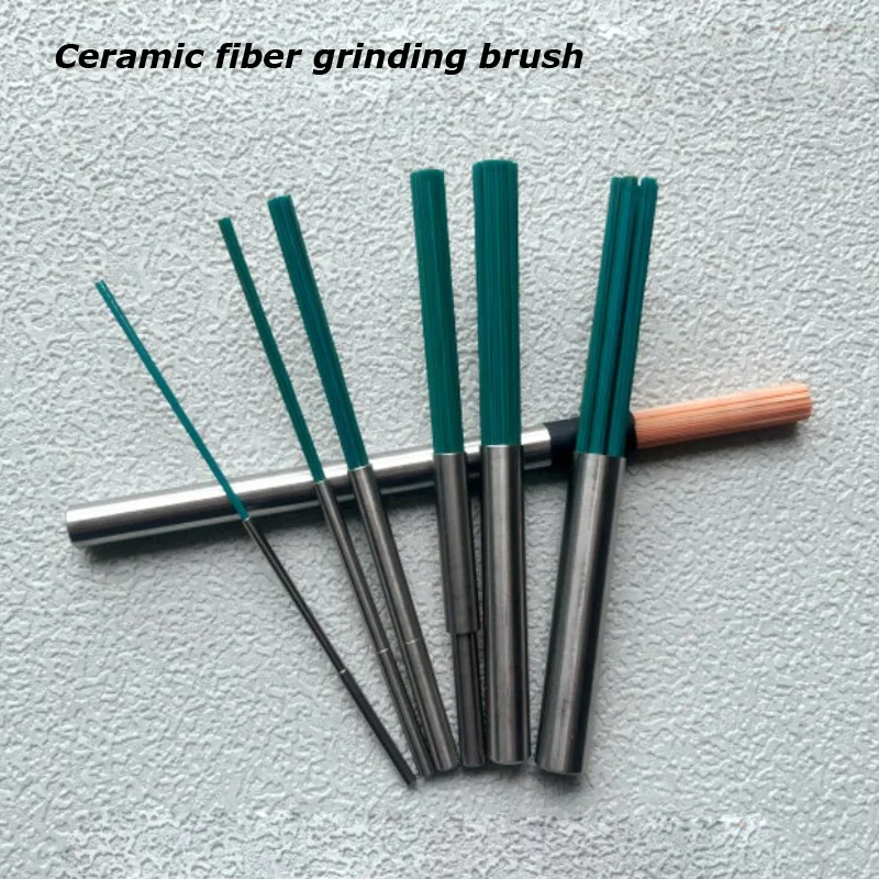 Dia1.5~11mm Length120~180mm Deep Long Hole Inner Ceramic Fiber Brush Deburring Brush CNC Grinding Tool
Dia1.5~11mm Length120~180mm Deep Long Hole Inner Ceramic Fiber Brush Deburring Brush CNC Grinding Tool