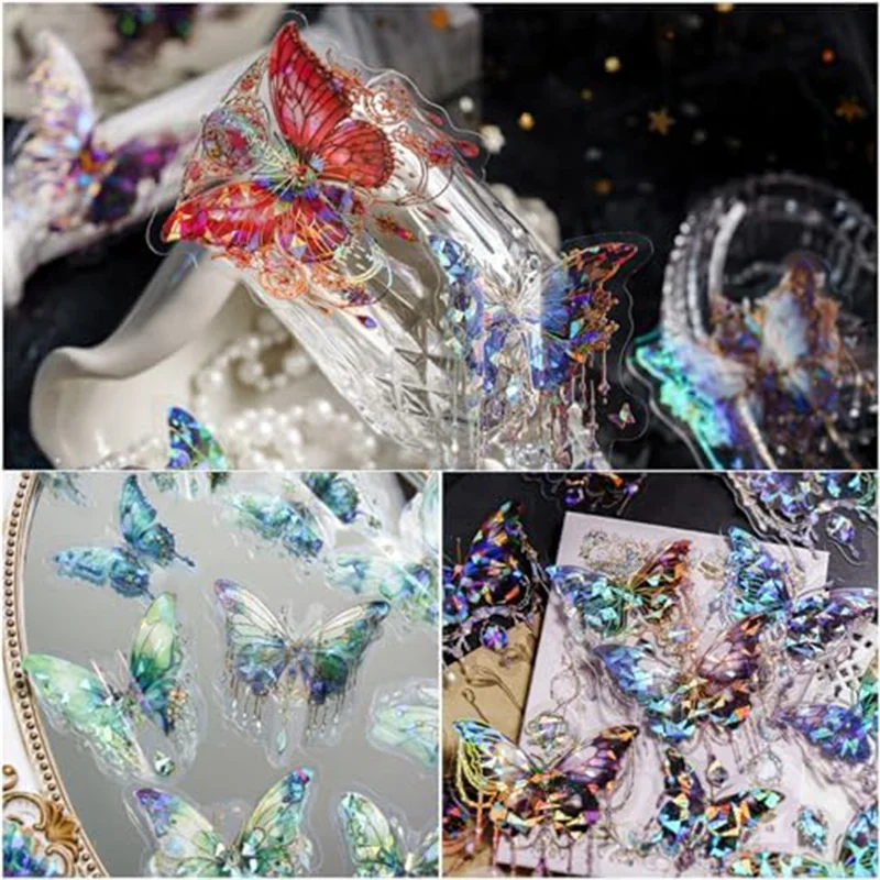 WOWFU-120 шт., набор наклеек для домашних животных с бабочками, кристаллами льда, прозрачные водонепроницаемые наклейки с бабочкой, комплект наклеек для скрапбукинга
WOWFU-120 шт., набор наклеек для домашних животных с бабочками, кристаллами льда, прозрачные водонепроницаемые наклейки с бабочкой, комплект наклеек для скрапбукинга