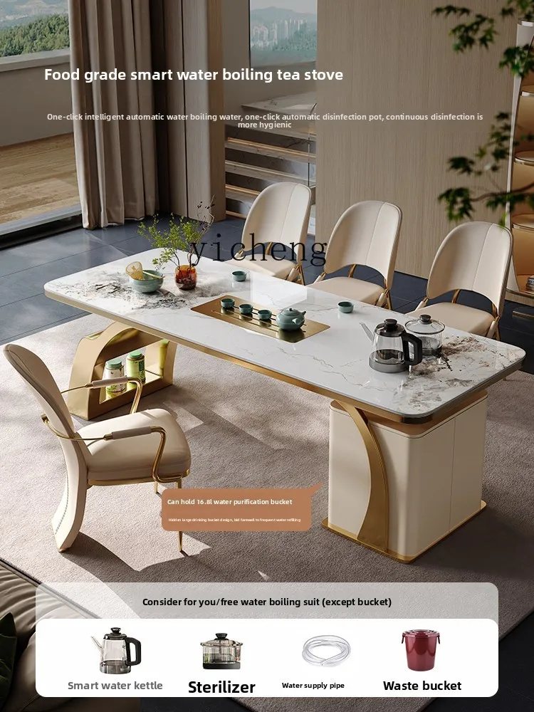 a5 Light Luxury Modern High-End Tea Table Home Table and Chairs Stainless Steel Kung Fu Tea Brewing Table
a5 Light Luxury Modern High-End Tea Table Home Table and Chairs Stainless Steel Kung Fu Tea Brewing Table