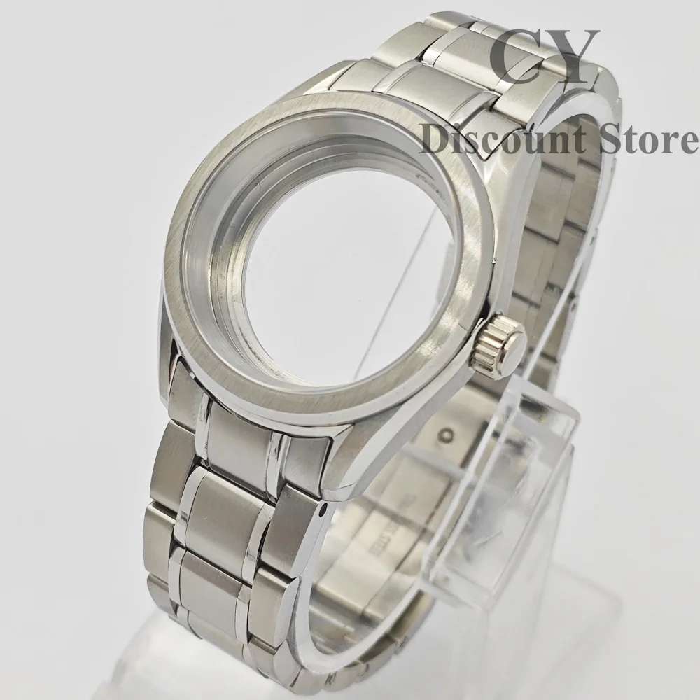 RICHUS NH35 Watch Case 38mm Silver Stainless Steel Sapphire Crystal Watch Case Fit NH34 NH35 ETA2824 PT5000 Miyota82 DG Movement
RICHUS NH35 Watch Case 38mm Silver Stainless Steel Sapphire Crystal Watch Case Fit NH34 NH35 ETA2824 PT5000 Miyota82 DG Movement