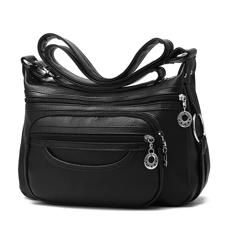 Women's Bag Soft Leather Casual Versatile Single Shoulder Crossbody Middle-Aged and Elderly Mother's Bag
Women's Bag Soft Leather Casual Versatile Single Shoulder Crossbody Middle-Aged and Elderly Mother's Bag