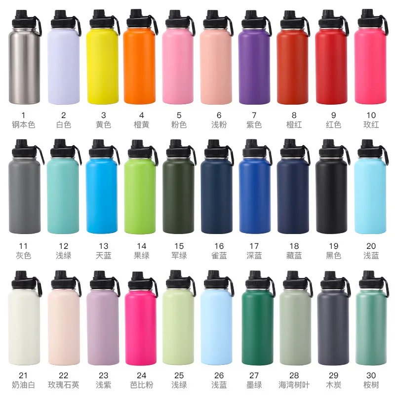 1000ml Stainless Steel Sport Water Bottle Large Capacity Double Wall Vacuum Insulated Tumbler Portable Thermos Bottle Customized
1000ml Stainless Steel Sport Water Bottle Large Capacity Double Wall Vacuum Insulated Tumbler Portable Thermos Bottle Customized