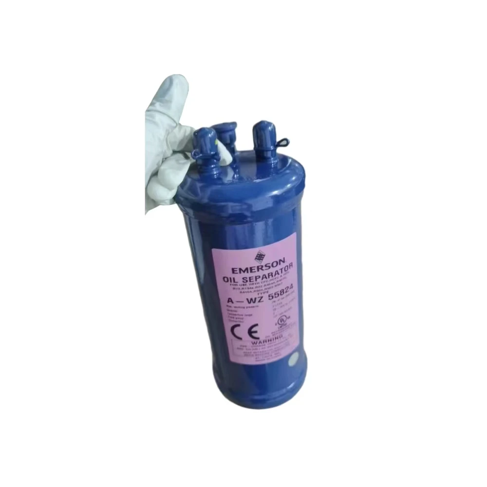 Refrigeration Parts Refrigerant Liquid Oil separator A-WZ 55824 for Condensing Unit system with CFC HCFC HFC R22 R404A R407C
Refrigeration Parts Refrigerant Liquid Oil separator A-WZ 55824 for Condensing Unit system with CFC HCFC HFC R22 R404A R407C