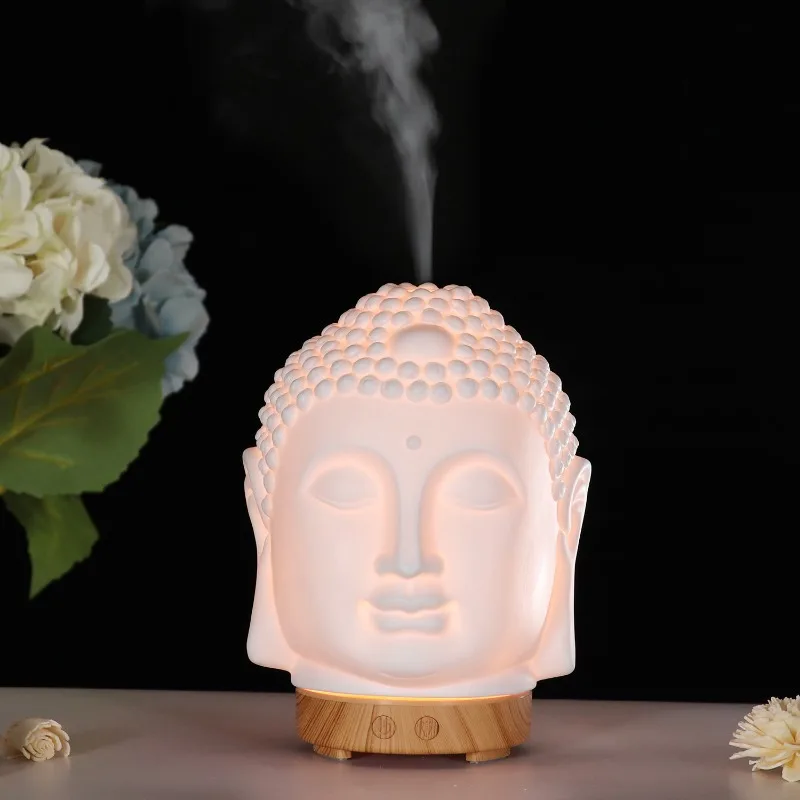 Buddha Head Air Humidifier Aroma Essential Oil Diffuser 7Colors LED Night Light Cool Mist Maker Aromatherapy For Home
Buddha Head Air Humidifier Aroma Essential Oil Diffuser 7Colors LED Night Light Cool Mist Maker Aromatherapy For Home