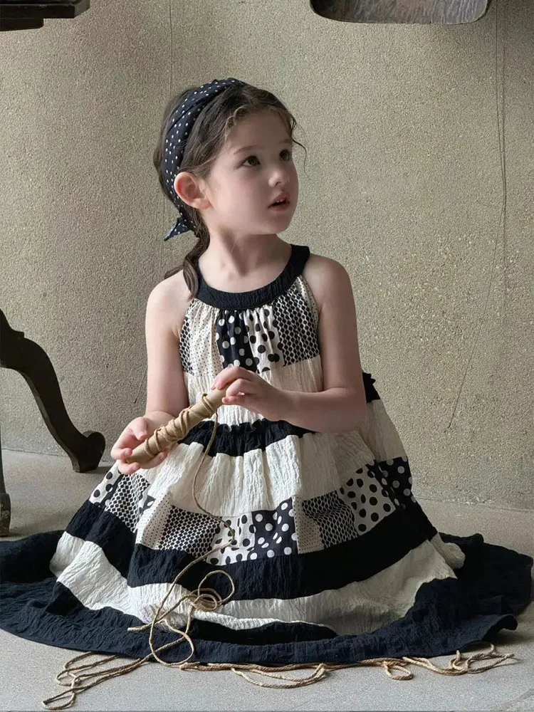 Princess Style Long Sleeveless Vest Dress for Girls Summer New Arrival High Waist Soft Fabric Korean Style Pola Group Brand
Princess Style Long Sleeveless Vest Dress for Girls Summer New Arrival High Waist Soft Fabric Korean Style Pola Group Brand