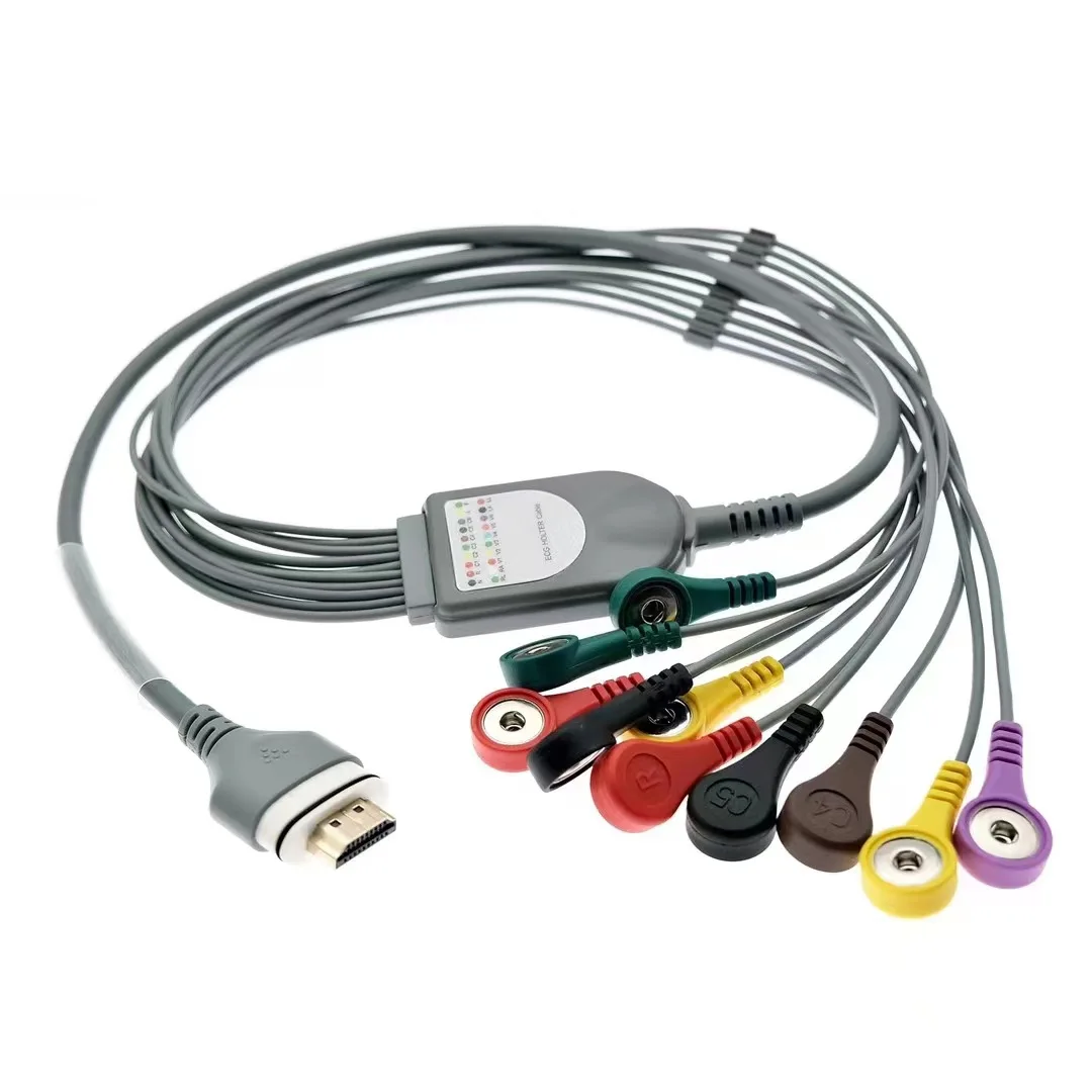 Совместимый кабель CardioCares Nylos Telemetrys H1210 Dynamics Cable ECG Lead Cable Holter ECG
Совместимый кабель CardioCares Nylos Telemetrys H1210 Dynamics Cable ECG Lead Cable Holter ECG