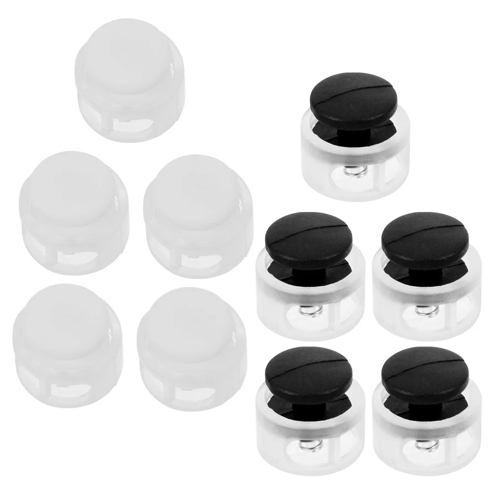 10 Pcs Plastic Elastic Cord Buckle Locks Small Shoelace Button Hat Shoes Accessories Child
10 Pcs Plastic Elastic Cord Buckle Locks Small Shoelace Button Hat Shoes Accessories Child