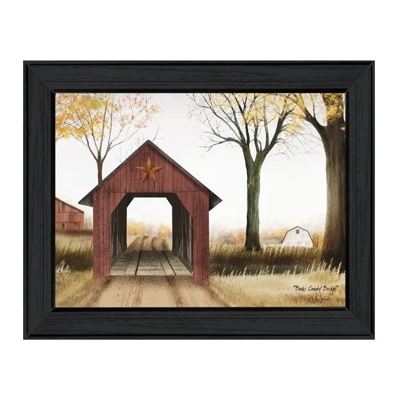 Bucks County Bridge Wall Art, Framed Poster, Black Frame, Ready to Hang
Bucks County Bridge Wall Art, Framed Poster, Black Frame, Ready to Hang