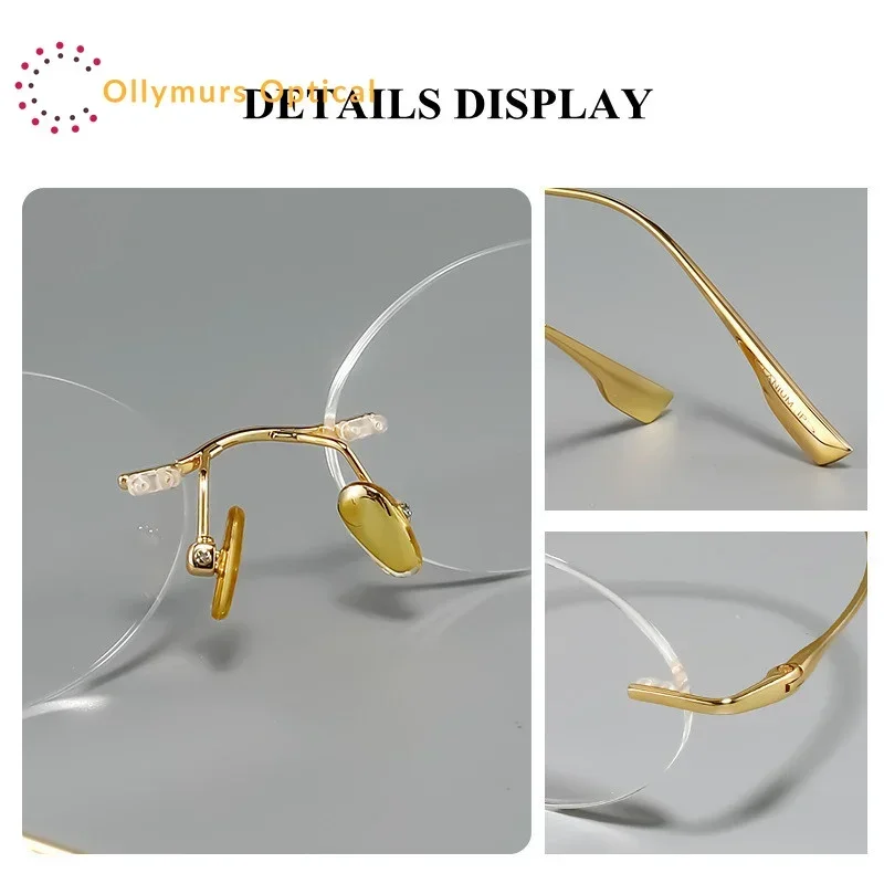 XUKA Presbyopia Women Men Frameless Rimless Eyewear Glasses Frame Myopia Optical Lenses Multifocal Customize Prescription
XUKA Presbyopia Women Men Frameless Rimless Eyewear Glasses Frame Myopia Optical Lenses Multifocal Customize Prescription