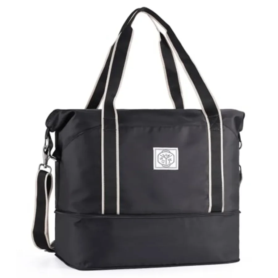 Travel Duffel Bag, Weekender Overnight Carry On Bag for Women Men, Foldable Waterproof Gym Luggage with Metal Buckle Detachable
Travel Duffel Bag, Weekender Overnight Carry On Bag for Women Men, Foldable Waterproof Gym Luggage with Metal Buckle Detachable