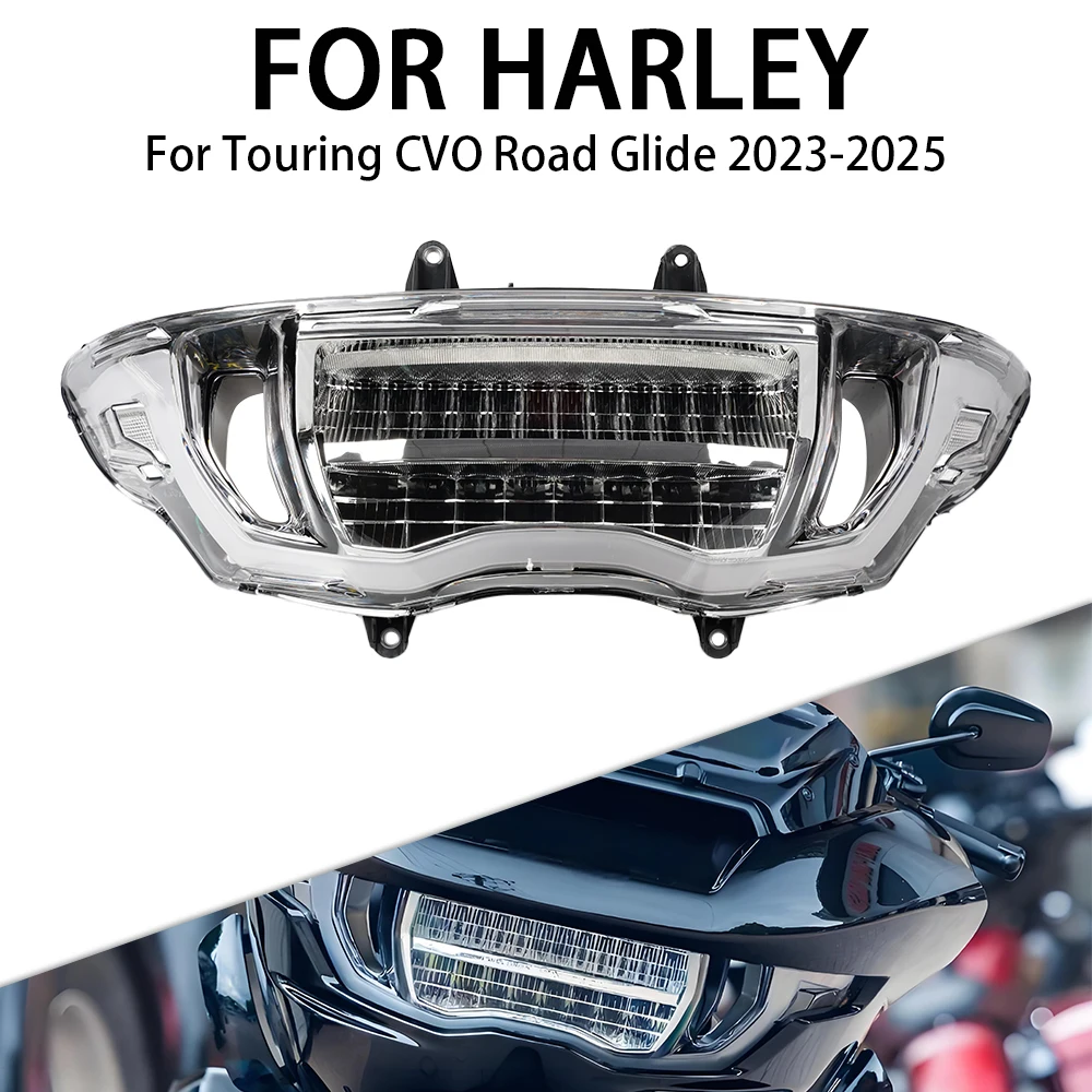 Motorcycle Accessories LED Front Headlight Assembly Fit For HARLEY CVO Road Glide FLTRXSE 2023 - 2025 Road Glide 2024 2025
Motorcycle Accessories LED Front Headlight Assembly Fit For HARLEY CVO Road Glide FLTRXSE 2023 - 2025 Road Glide 2024 2025