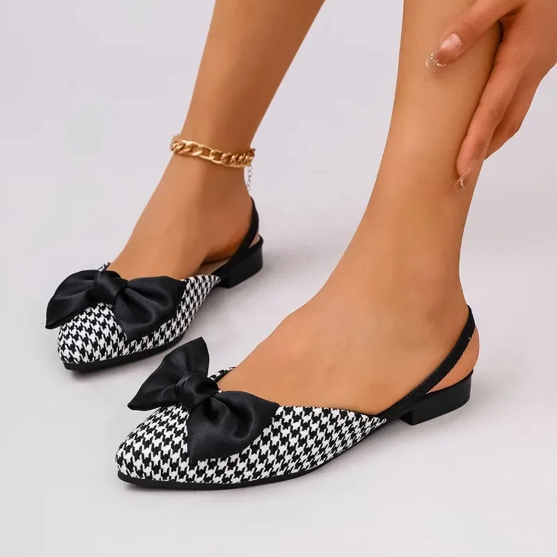 2025 Summer New Women's Closed Toe Sandals Daily Slip on Mixed Colors Shoes with Bow Tie Low Heel Casual Dress Sandals for Women
2025 Summer New Women's Closed Toe Sandals Daily Slip on Mixed Colors Shoes with Bow Tie Low Heel Casual Dress Sandals for Women