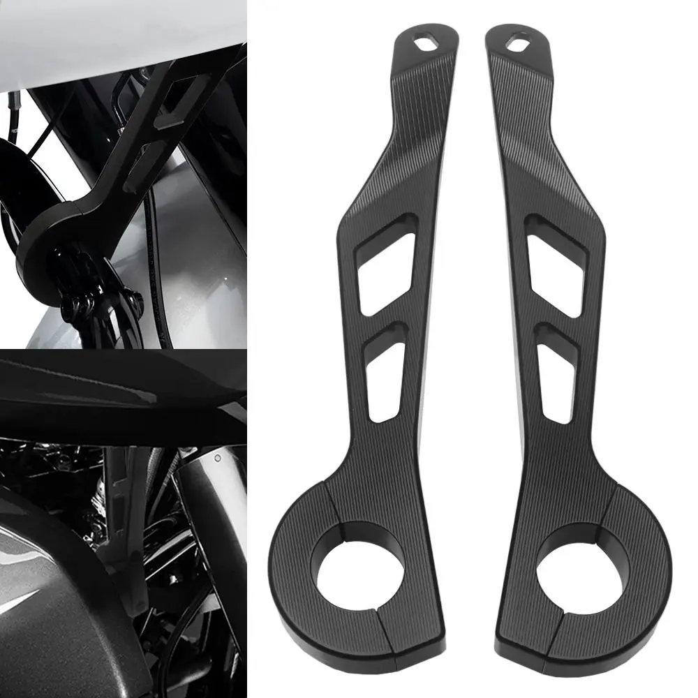 Left and Right Motorcycle Fairing Support Bracket Mount Kits For Harley Touring Road Glide CVO/SE 23-25 FLTRX 24-26 Aluminum
Left and Right Motorcycle Fairing Support Bracket Mount Kits For Harley Touring Road Glide CVO/SE 23-25 FLTRX 24-26 Aluminum
