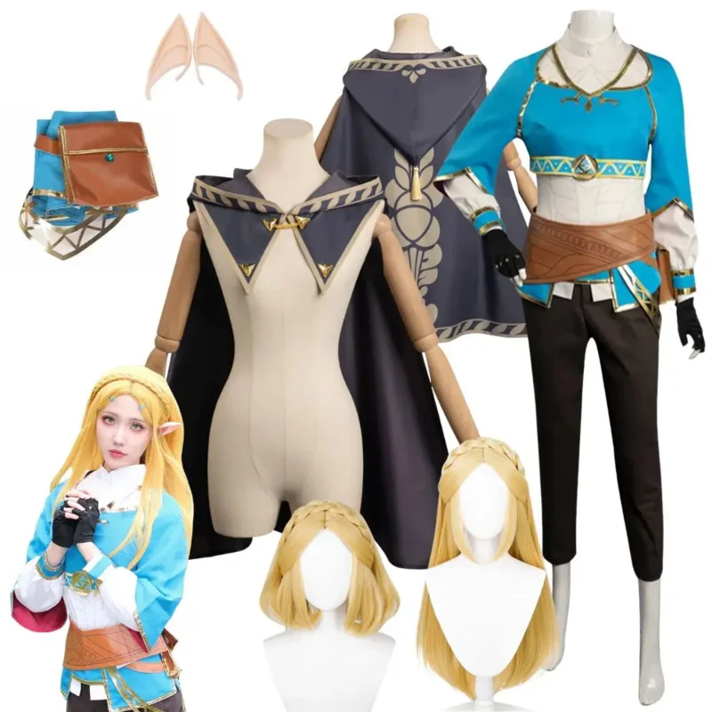 Zeldar: Cosplay the Kingdom Tears Princess Link Cosplay Costume Cloak Uniform for Women Princess Wig Halloween Disguise Suit
Zeldar: Cosplay the Kingdom Tears Princess Link Cosplay Costume Cloak Uniform for Women Princess Wig Halloween Disguise Suit