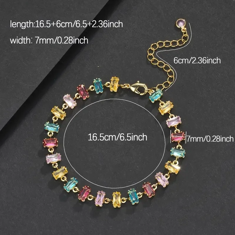 Women's Adjustable Bohemian Bracelet Colorful Geometric Design with Synthetic Gemstones Jewelry Perfect Christmas Birthday Gift
Women's Adjustable Bohemian Bracelet Colorful Geometric Design with Synthetic Gemstones Jewelry Perfect Christmas Birthday Gift