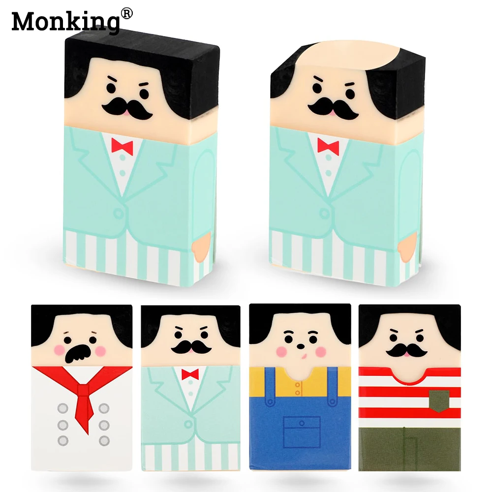 Monking 1/4Pcs Fun Balding Uncle Erasers Pencil Erasers for Kids Students Office School Supplies Art Stationary
Monking 1/4Pcs Fun Balding Uncle Erasers Pencil Erasers for Kids Students Office School Supplies Art Stationary