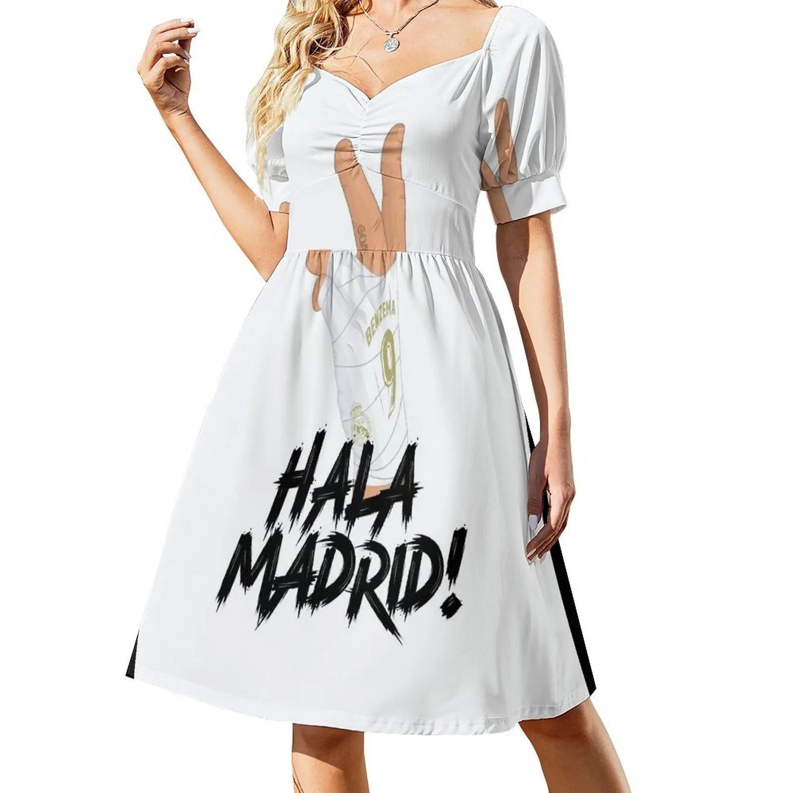 Hala Madrid No 9, Los BLancos Short-Sleeved Dress dresses ladies 2025 summer Women's summer suit
Hala Madrid No 9, Los BLancos Short-Sleeved Dress dresses ladies 2025 summer Women's summer suit