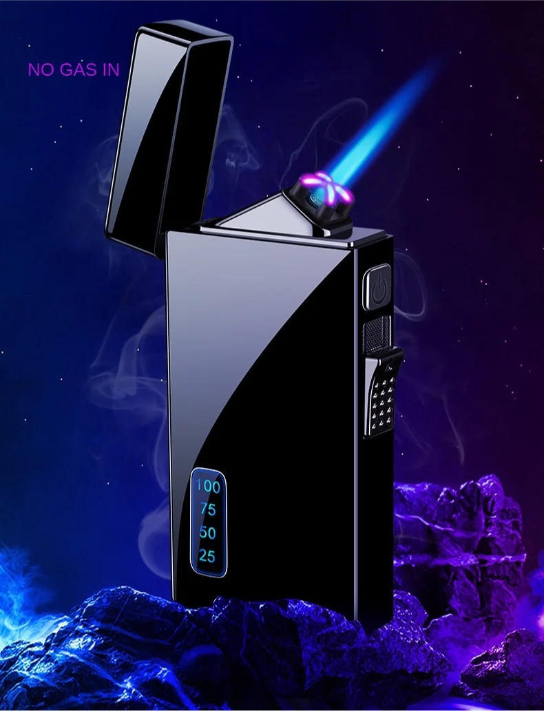Direct gas-electric dual-use rechargeable lighter, dual-arc blue flame dual-use windproof usb new product (NO GAS IN)
Direct gas-electric dual-use rechargeable lighter, dual-arc blue flame dual-use windproof usb new product (NO GAS IN)