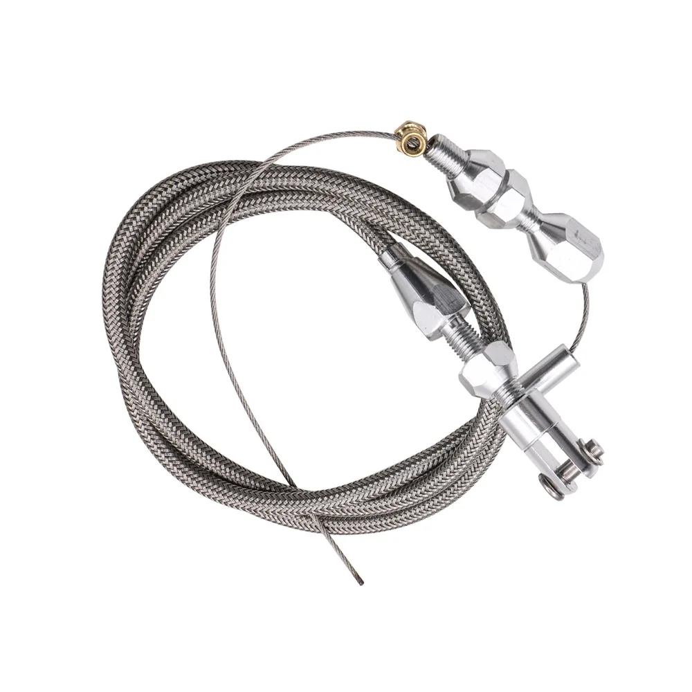 1PC Braided Throttle Cable Kit For Chevy LS1 4.8L 5.3L 5.7L 6.0L 97-07 Silver Stainless Steel Aluminum Smooth No-Bind
1PC Braided Throttle Cable Kit For Chevy LS1 4.8L 5.3L 5.7L 6.0L 97-07 Silver Stainless Steel Aluminum Smooth No-Bind