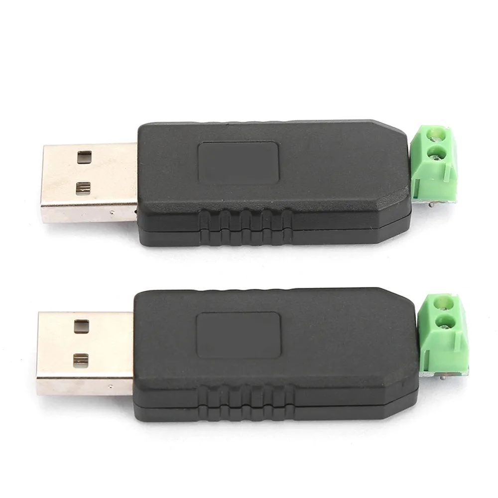 2PCS Portable Black USB to RS485 Converter Mini Size Plug Play RS485 Adapter Module CH340 Chip Converter Monitoring Data
2PCS Portable Black USB to RS485 Converter Mini Size Plug Play RS485 Adapter Module CH340 Chip Converter Monitoring Data