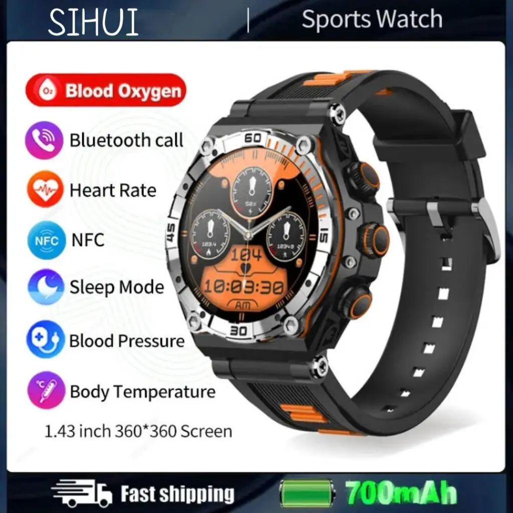 2023 New Bluetooth Call Smart Watch Men AMOLED 1.43 Inch HD Screen Sport Fitness Heart Rate Watches 700 mAH Battery Smartwatch
2023 New Bluetooth Call Smart Watch Men AMOLED 1.43 Inch HD Screen Sport Fitness Heart Rate Watches 700 mAH Battery Smartwatch