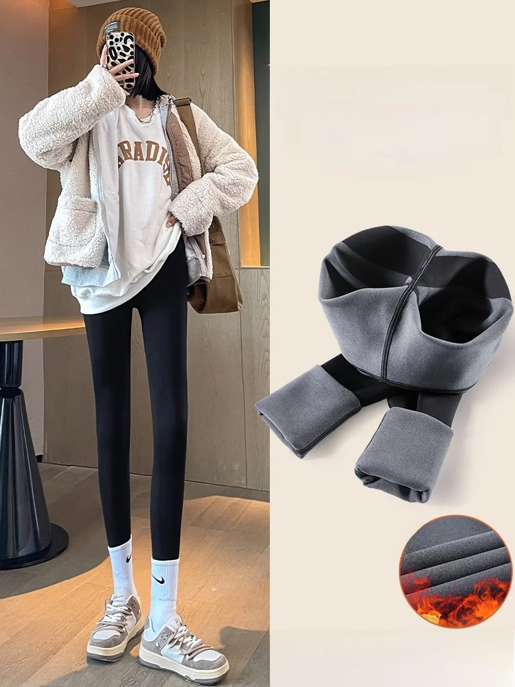 Bla Fce Lined Yoga Pants High Waist Thi Warm Nine-Tenths Slimming Small Footed Pants Winter Outerwear Casual Bot
Bla Fce Lined Yoga Pants High Waist Thi Warm Nine-Tenths Slimming Small Footed Pants Winter Outerwear Casual Bot