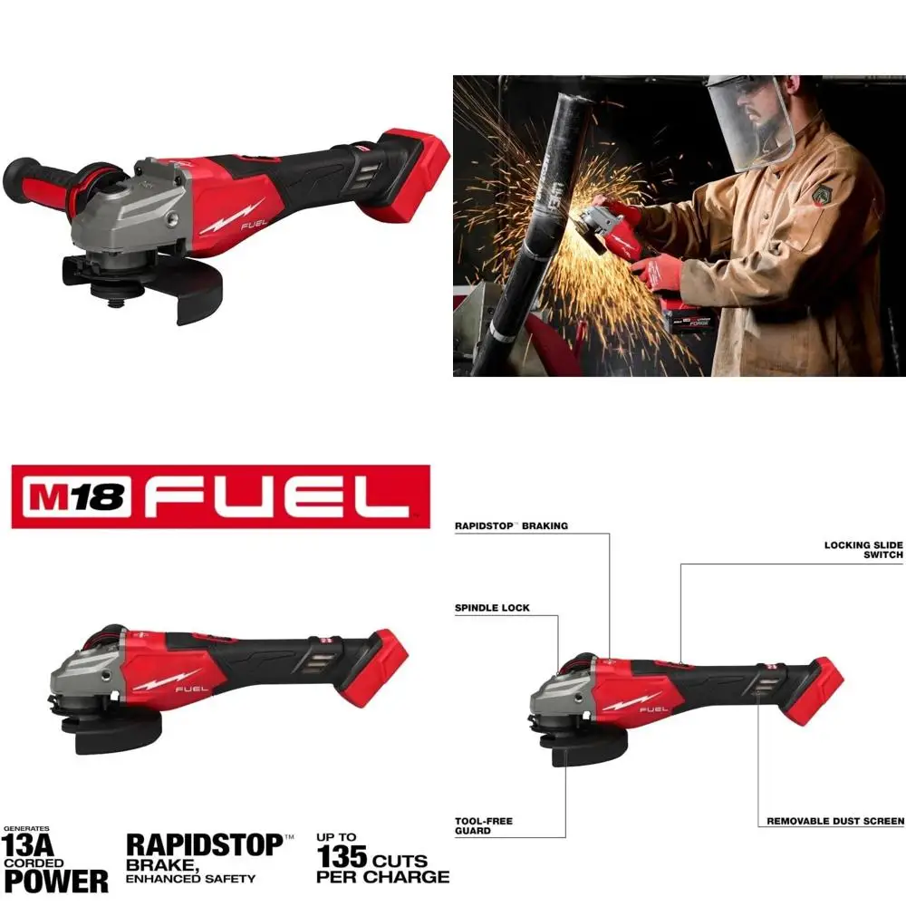 Angle Grinder 4-1/2 to 6-Inch Slide Switch Bare Tool for Heavy-Duty Grinding Applications
Angle Grinder 4-1/2 to 6-Inch Slide Switch Bare Tool for Heavy-Duty Grinding Applications