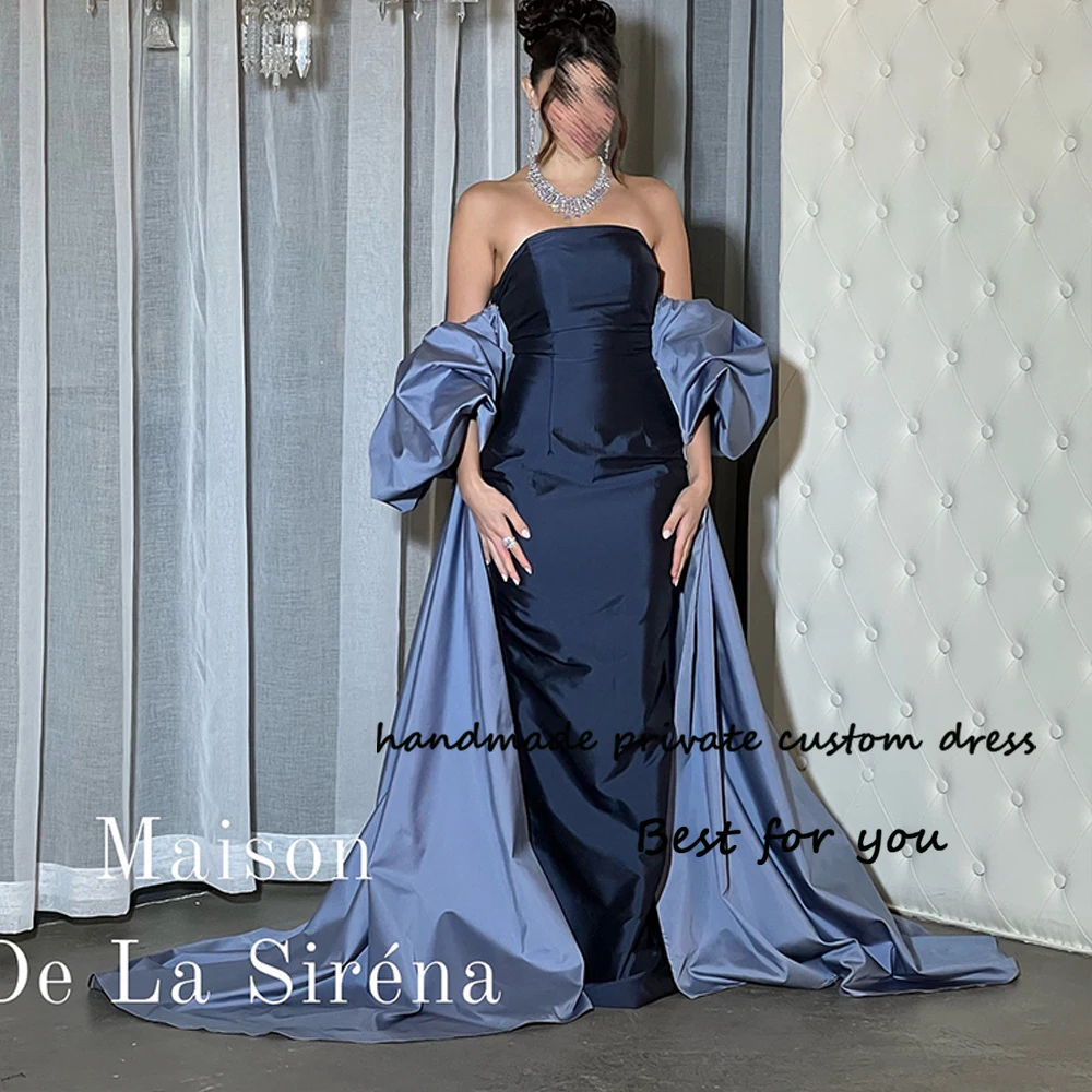 Arabian Dubai Mermaid Evening Prom Dresses with Jacket Pleats Satin Strapless Formal Occasion Dress Womens Evening Party Gowns
Arabian Dubai Mermaid Evening Prom Dresses with Jacket Pleats Satin Strapless Formal Occasion Dress Womens Evening Party Gowns
