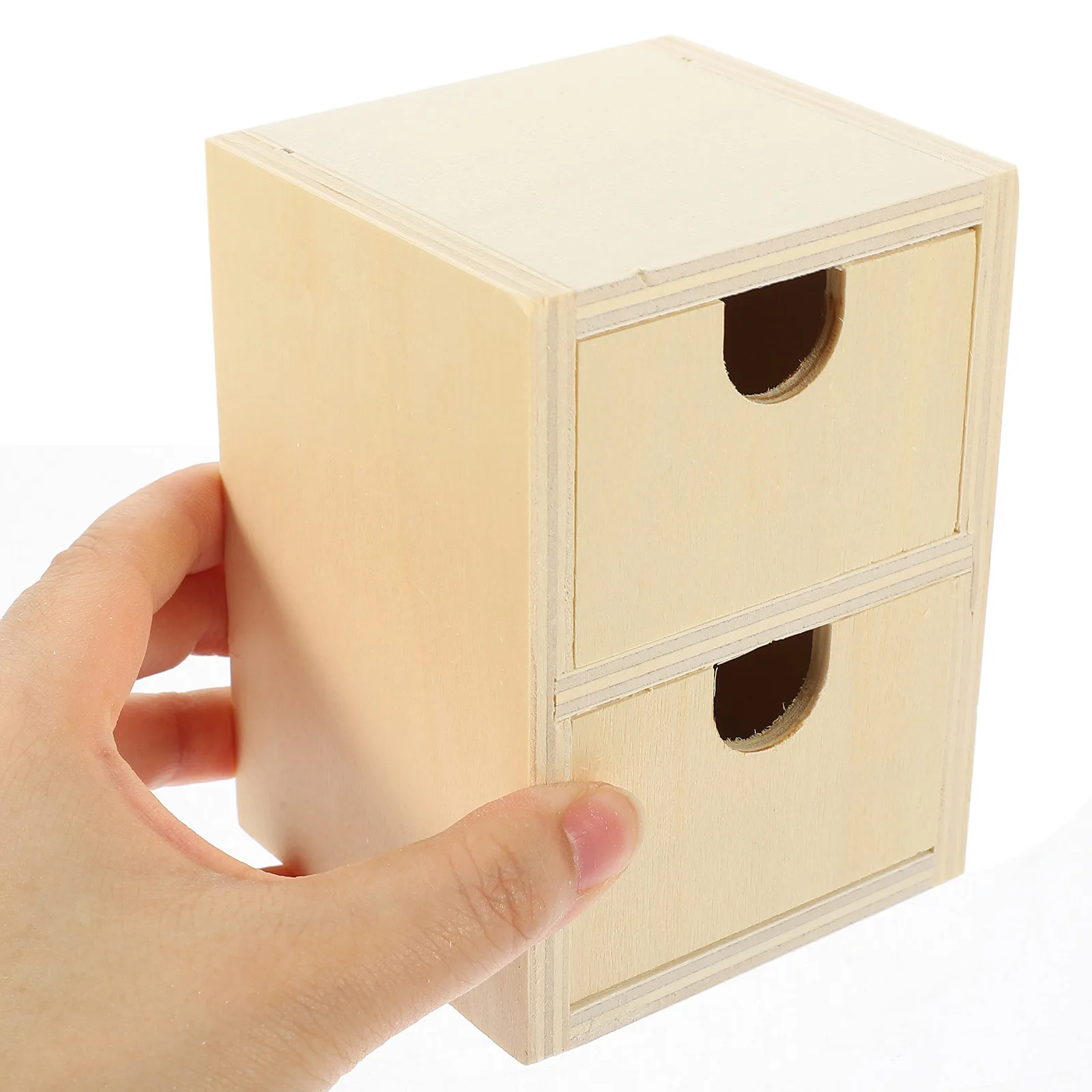 2Pcs DIY Unpainted Wooden Small Drawers Blank 2 Layers Small Drawers for Craft Storage Unfinished Wood Two Drawer 
2Pcs DIY Unpainted Wooden Small Drawers Blank 2 Layers Small Drawers for Craft Storage Unfinished Wood Two Drawer