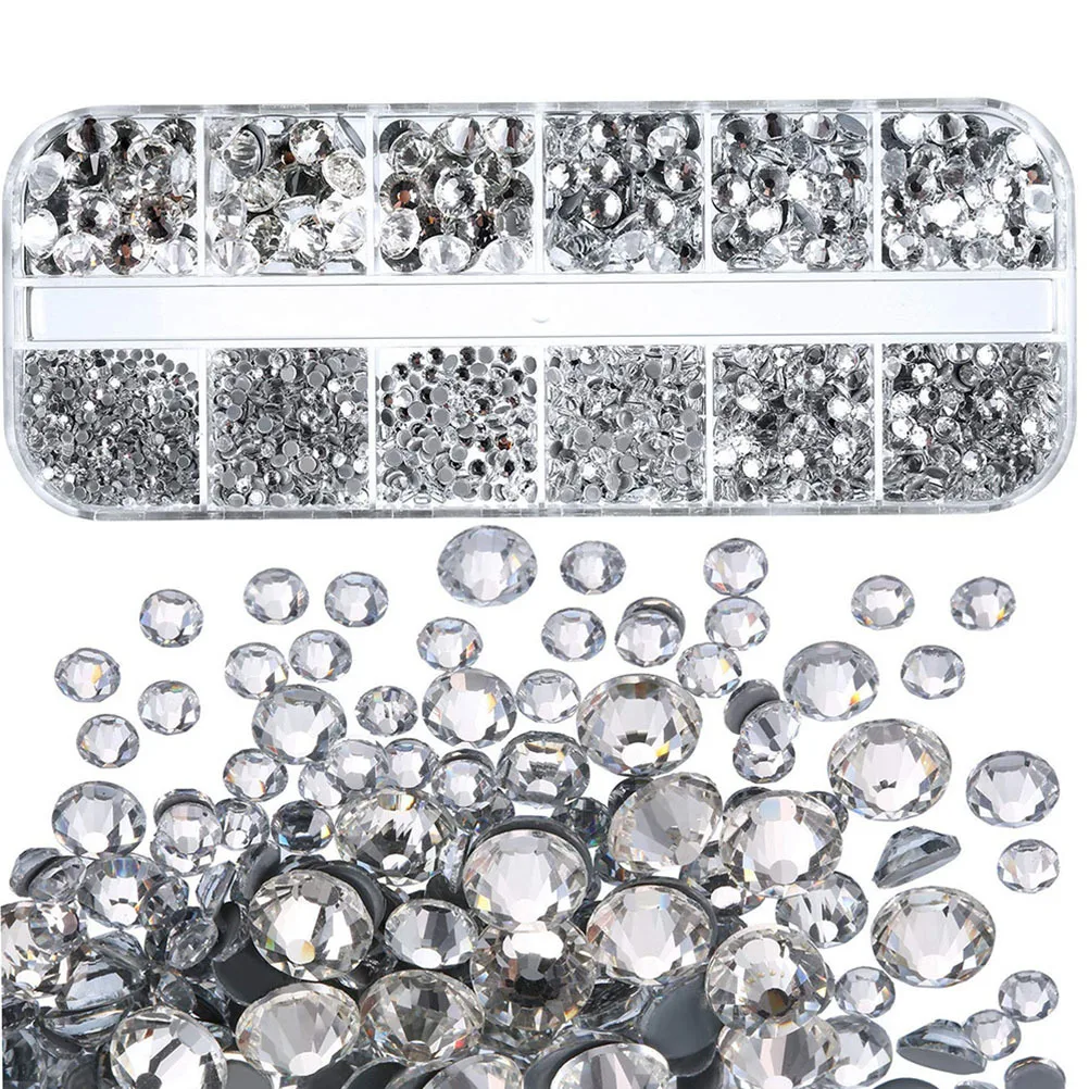 2000Pcs Assorted Crystal Glass Beads Rhinestone Components for DIY Earrings Necklace Craft Ornament Decoration
2000Pcs Assorted Crystal Glass Beads Rhinestone Components for DIY Earrings Necklace Craft Ornament Decoration