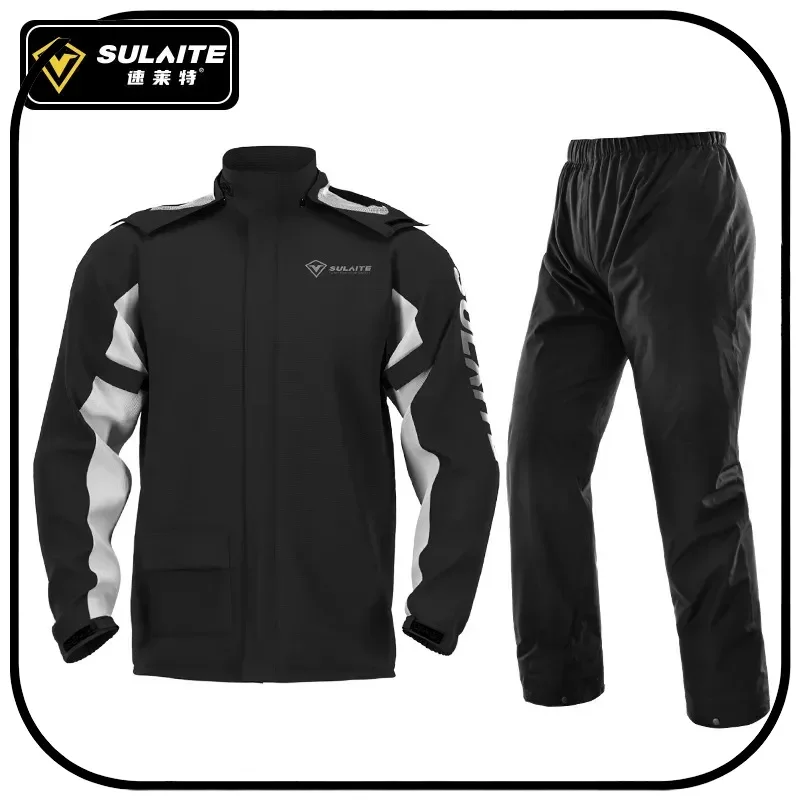 SULAITE Motorcycle Split Rain Suit Waterproof Jacket And Pants With Hidden Shoe Covers For Outdoor Riding Motorcyclists
SULAITE Motorcycle Split Rain Suit Waterproof Jacket And Pants With Hidden Shoe Covers For Outdoor Riding Motorcyclists