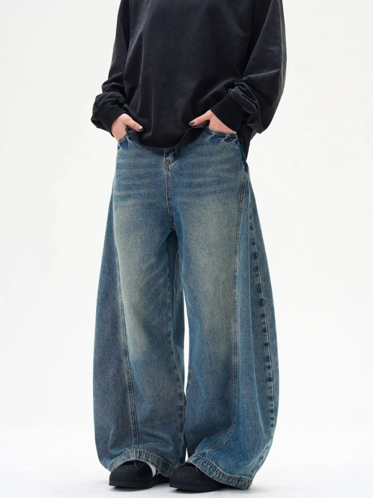 HOUZHOU Vintage Jeans Women Harajuku Y2k Baggy Casual Denim Trousers Oversized Grunge Streetwear Retro Wide Leg Washed Pants
HOUZHOU Vintage Jeans Women Harajuku Y2k Baggy Casual Denim Trousers Oversized Grunge Streetwear Retro Wide Leg Washed Pants