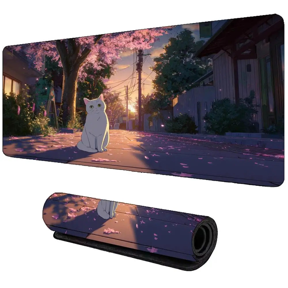 Japanese Anime Kawaii Cat Mouse Pad Large Rubber Anti-slip PC Desk Accessories Mousepad for Offices and Gamer Keyboard Decor Mat
Japanese Anime Kawaii Cat Mouse Pad Large Rubber Anti-slip PC Desk Accessories Mousepad for Offices and Gamer Keyboard Decor Mat