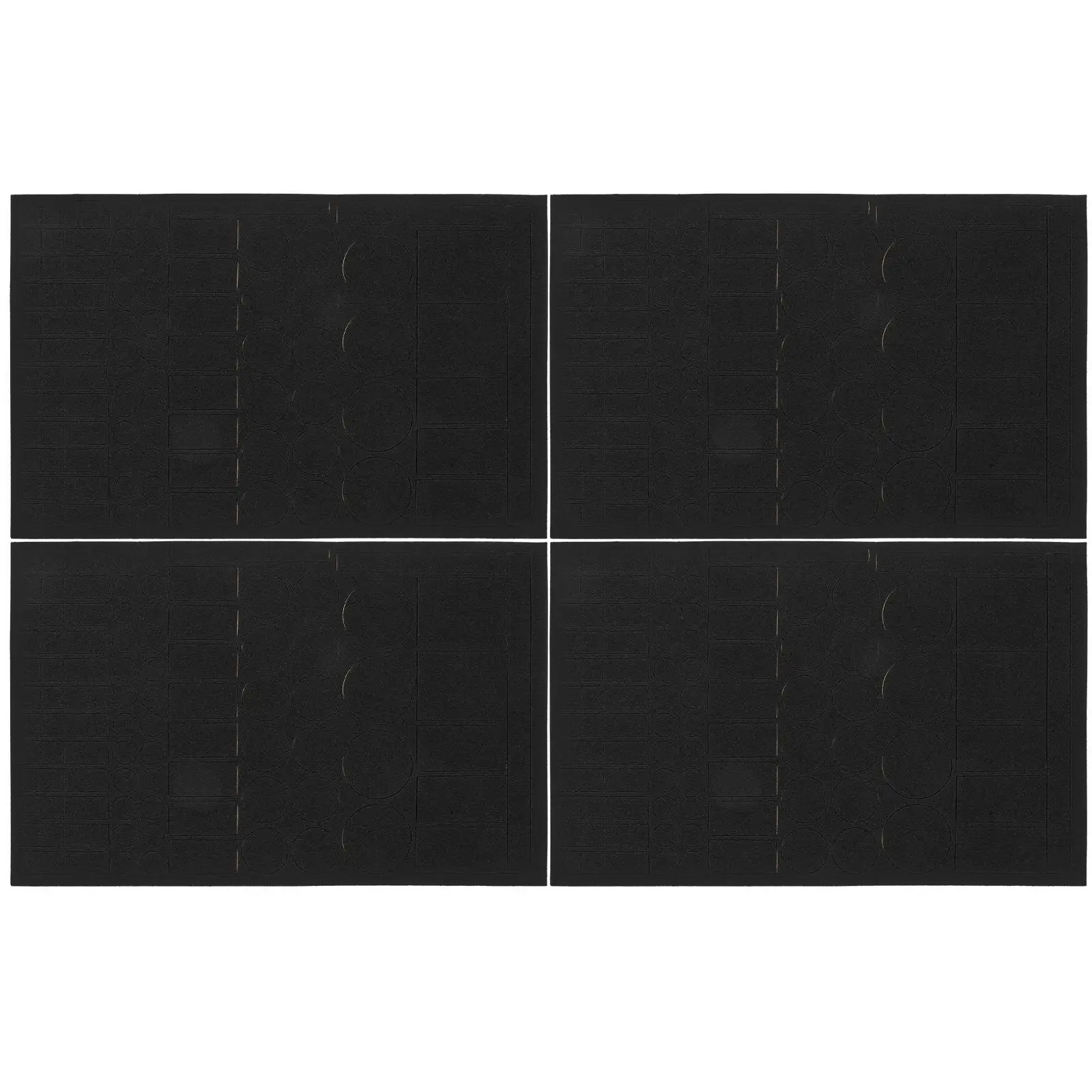 4Pcs Waterproof Blackout Stickers Self Adhesive Light Dimming Covers for Electronics EVA Decor Practical
4Pcs Waterproof Blackout Stickers Self Adhesive Light Dimming Covers for Electronics EVA Decor Practical