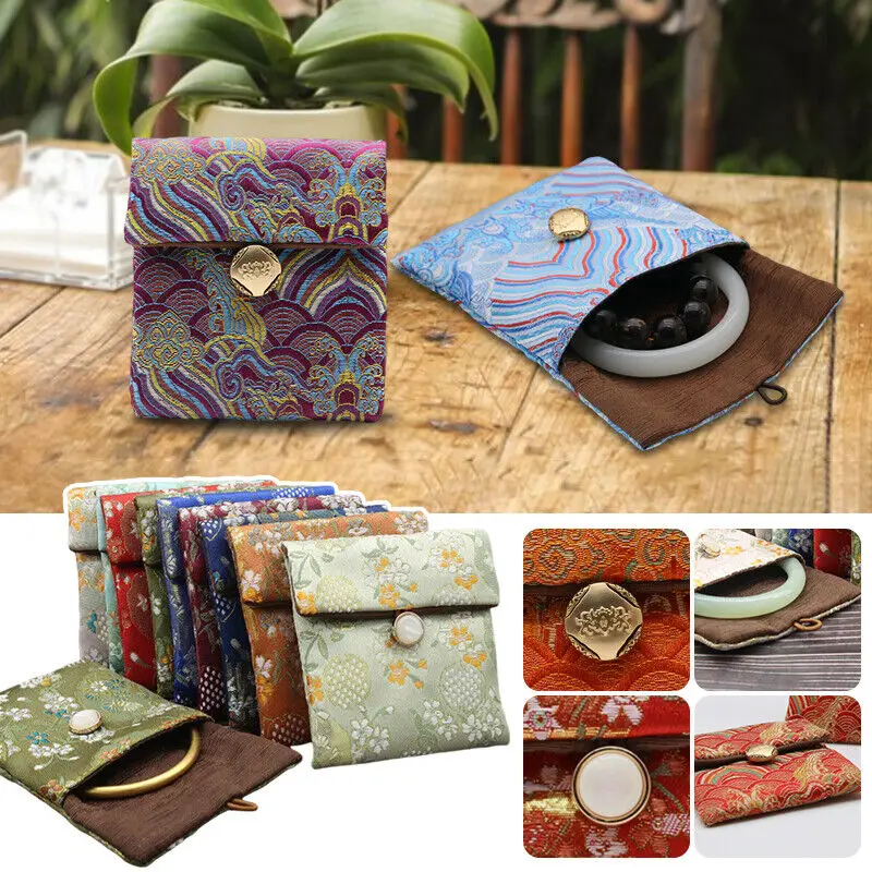 Chinese Style Flip up Square Jewelry Packaging Bag Necklace Earrings Pouch Bracelet Necklace Earrings Rings Storage Bag
Chinese Style Flip up Square Jewelry Packaging Bag Necklace Earrings Pouch Bracelet Necklace Earrings Rings Storage Bag