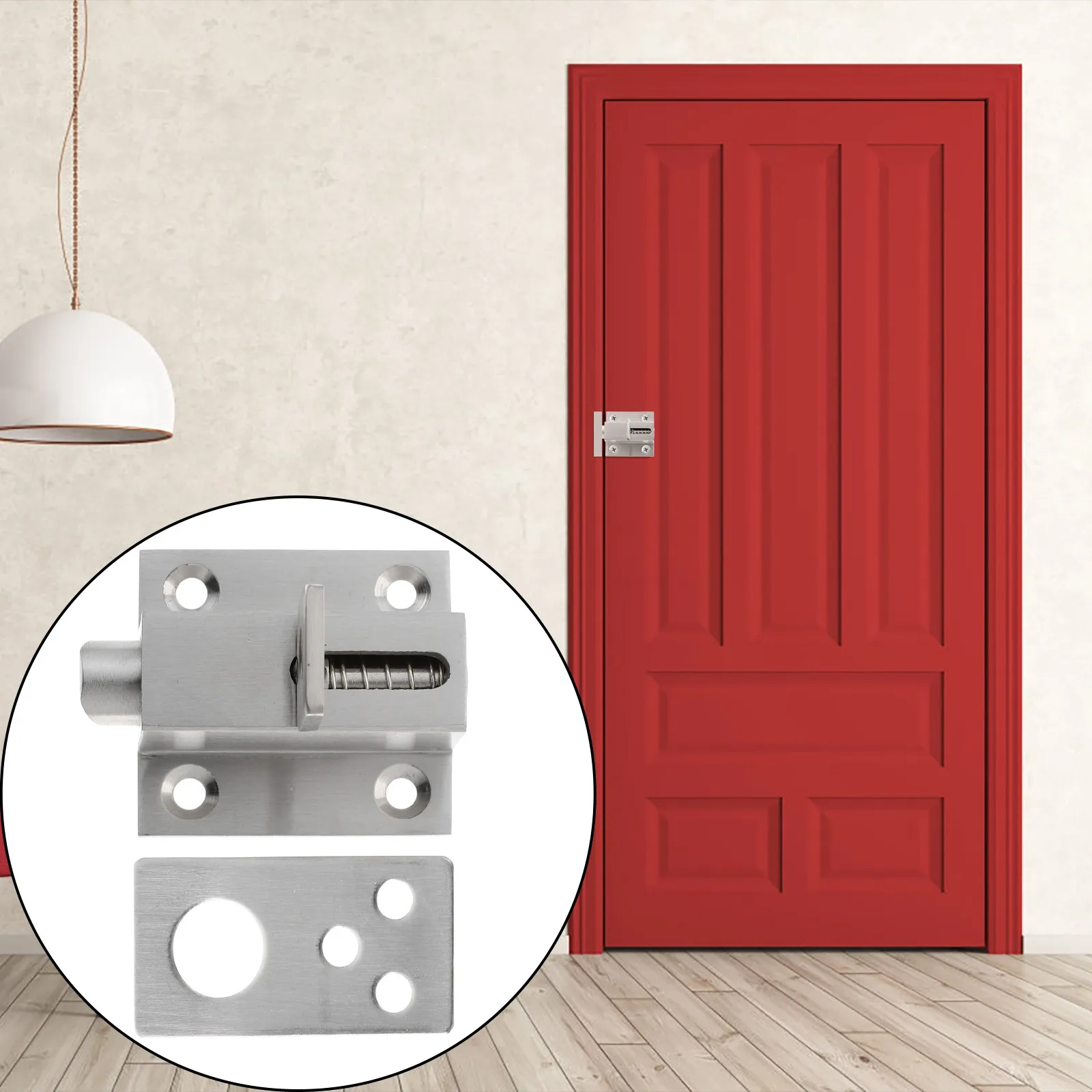 1Pcs Stainless Steel Door Latch Lock Spring Bolt Sliding Security Lock for Window Gate Cabinet Bedroom Bathroom
1Pcs Stainless Steel Door Latch Lock Spring Bolt Sliding Security Lock for Window Gate Cabinet Bedroom Bathroom
