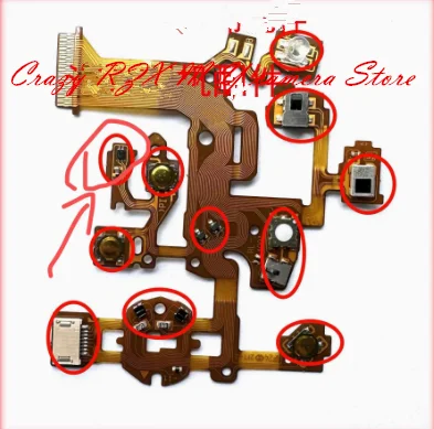 NEW Top Cover Mode dial turntable Flex Cable For SONY nex-5R NEX5R Digital Camera Repair Part
NEW Top Cover Mode dial turntable Flex Cable For SONY nex-5R NEX5R Digital Camera Repair Part