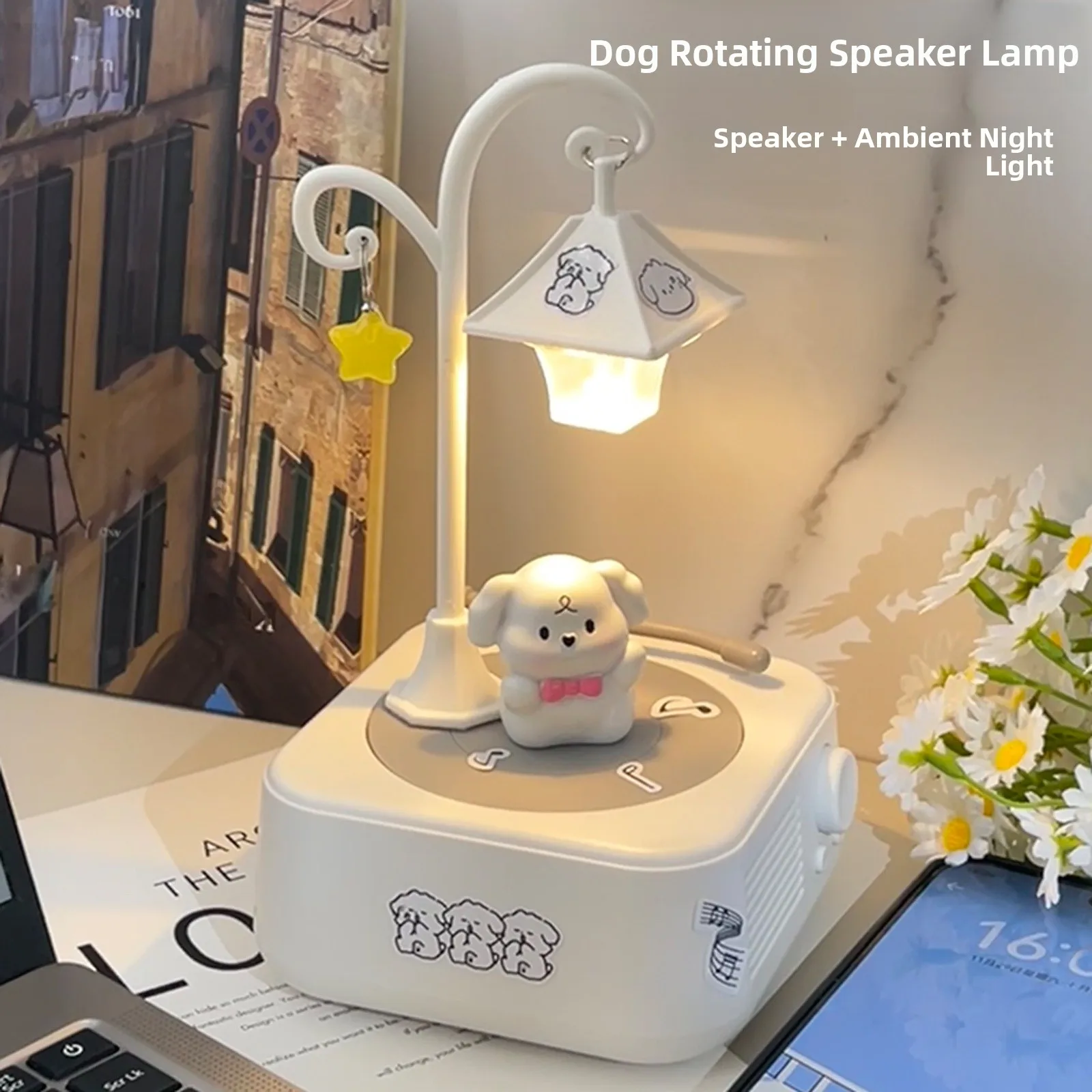 Cute Little Dog Birthday Graduation Gift Speaker Night Light Practical High End for Girlfriend Boyfriend Kids Friends Age 12
Cute Little Dog Birthday Graduation Gift Speaker Night Light Practical High End for Girlfriend Boyfriend Kids Friends Age 12