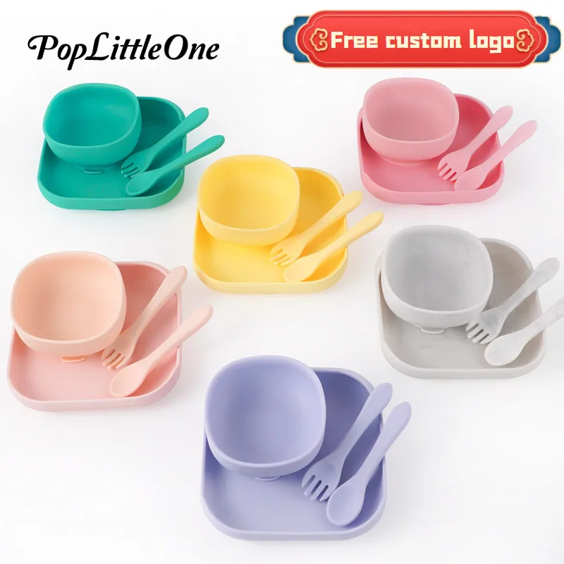 Macaron Color Square Silicone Dinner Plate With Suction Bowl Children's Complementary Food Tableware Fork Spoon Baby Supplies
Macaron Color Square Silicone Dinner Plate With Suction Bowl Children's Complementary Food Tableware Fork Spoon Baby Supplies