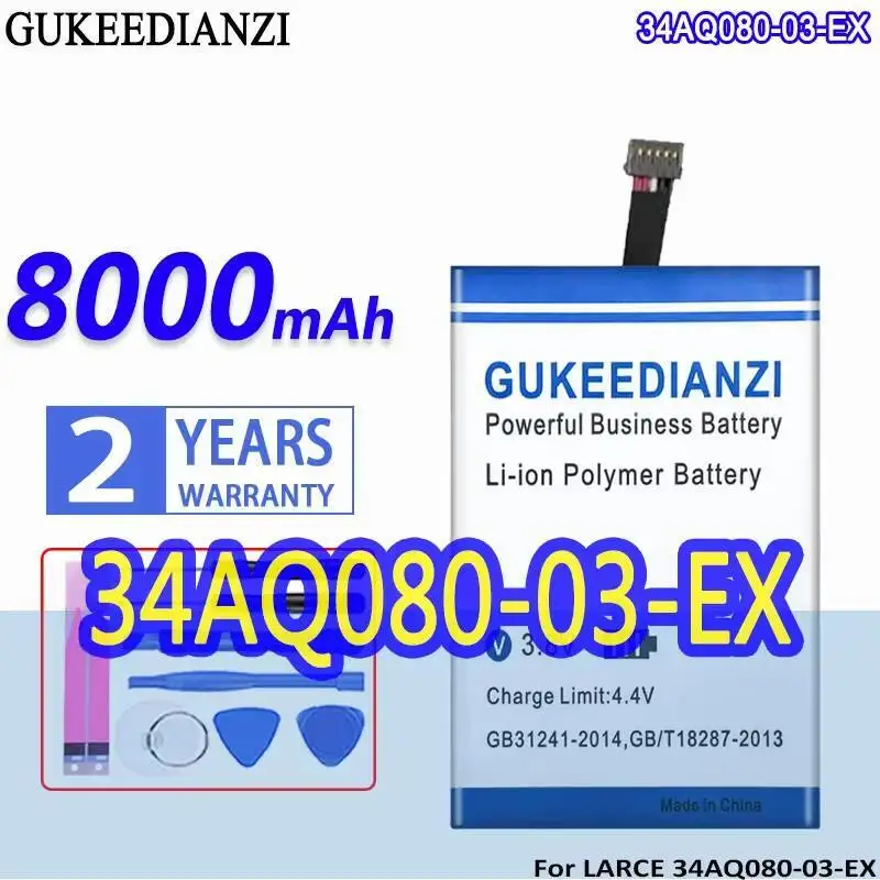 Product OF Undefined Type Battery Reliable Replacement For Larce 34AQ080-03-EX Long-Lasting 8000Mah
Product OF Undefined Type Battery Reliable Replacement For Larce 34AQ080-03-EX Long-Lasting 8000Mah